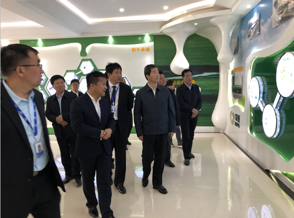 河南省委副書記、省長陳潤兒一行蒞臨 花花牛集團(tuán)魯山瑞亞牧業(yè)有限公司視察調(diào)研